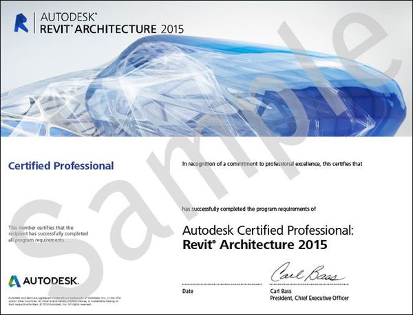 autodesk revit architecture certification